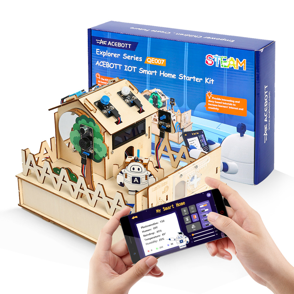 Diy Electronics For Adults - ACEBOTT DIY Smart Home Kit for