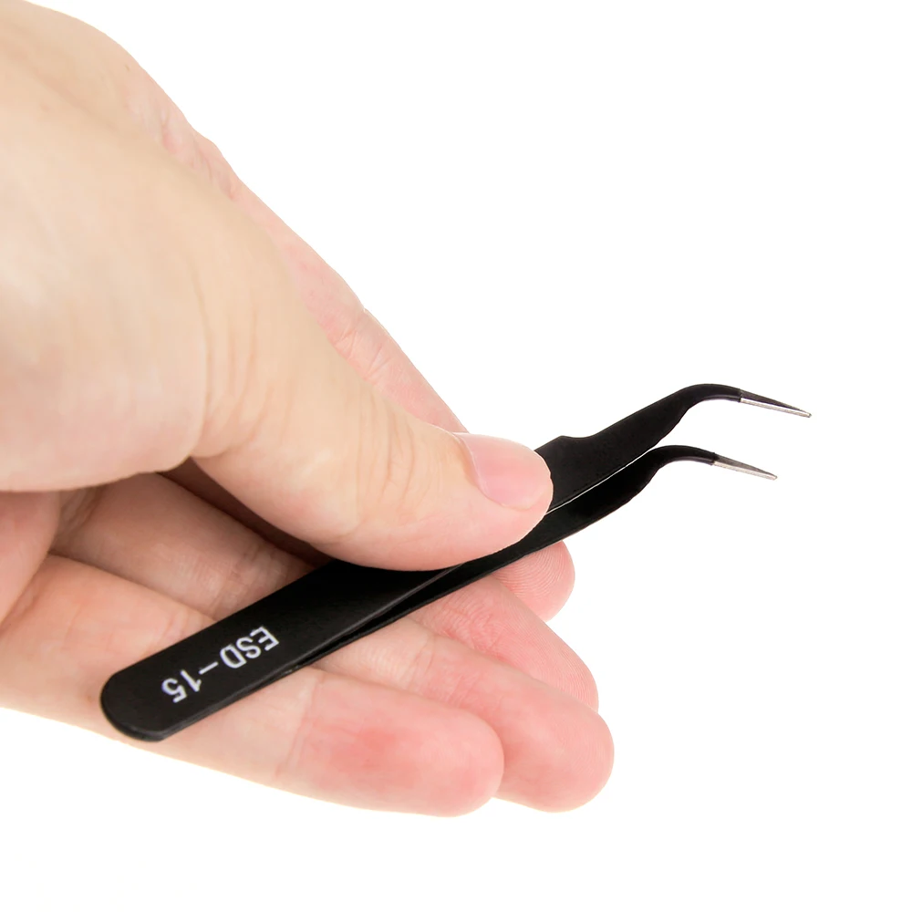 Precision Tweezers Set ESD-10/ - огляд і ціна Soldering Iron Kit