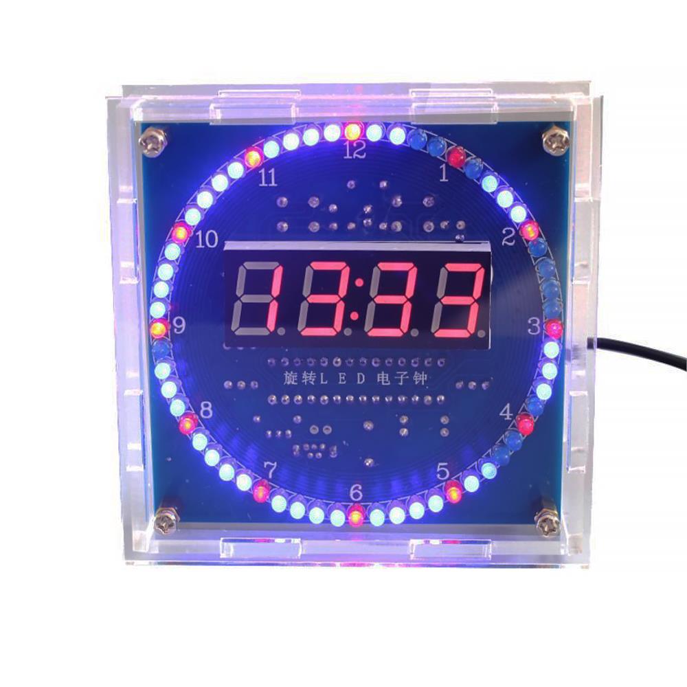 Rotating LED DIY Electronic Cl - огляд і ціна Diy Electronics For Adults