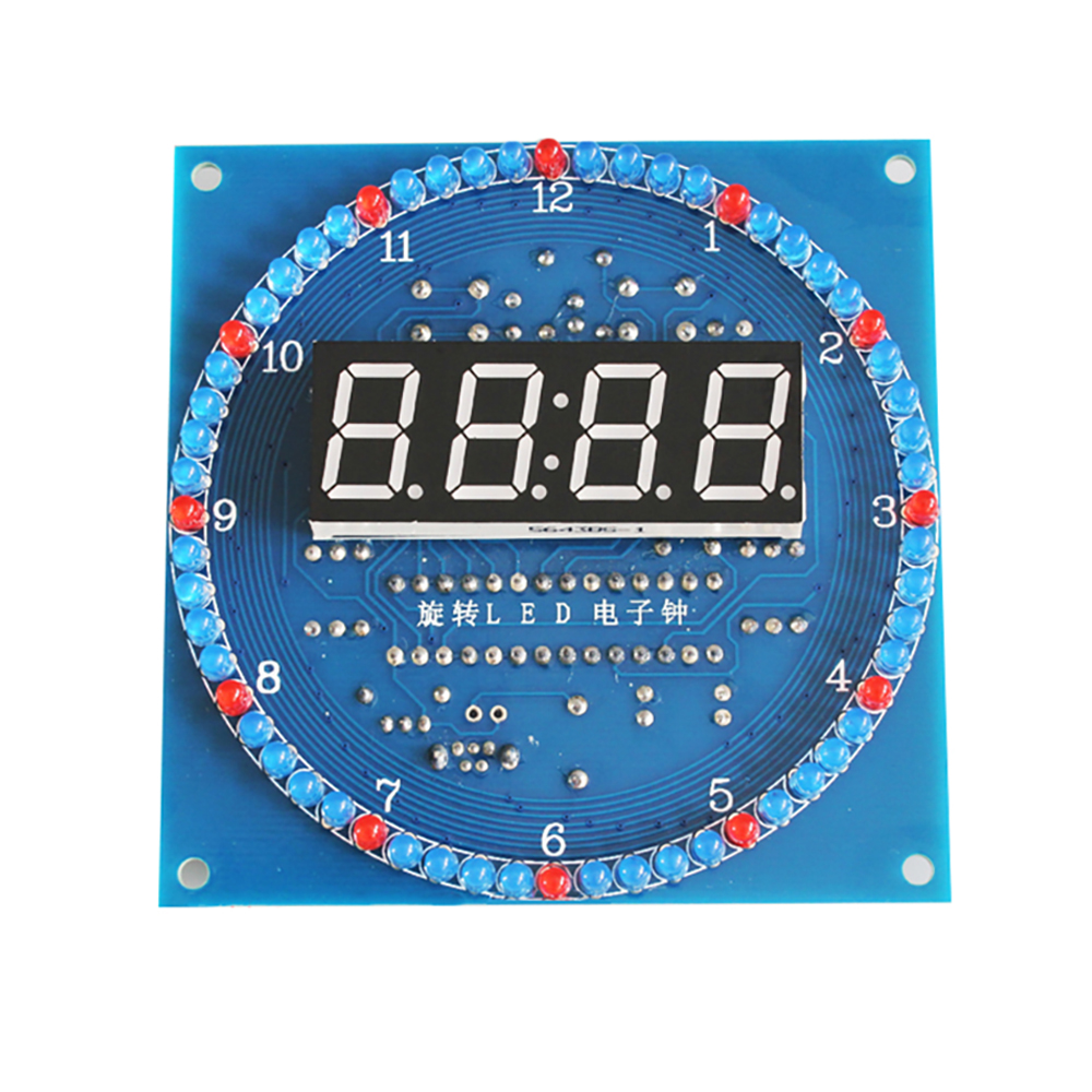 Rotating LED DIY Electronic Cl - огляд і ціна Diy Electronics For Adults