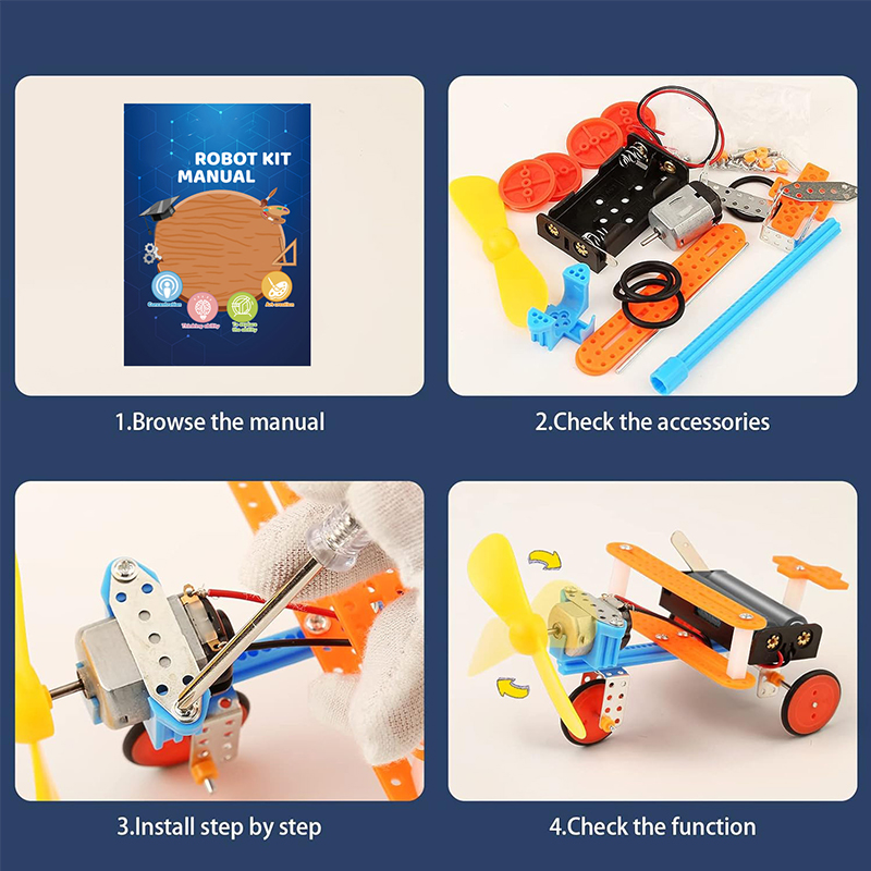 6 Set Robotics Kit Science Exp - огляд і ціна Diy Electronics Set