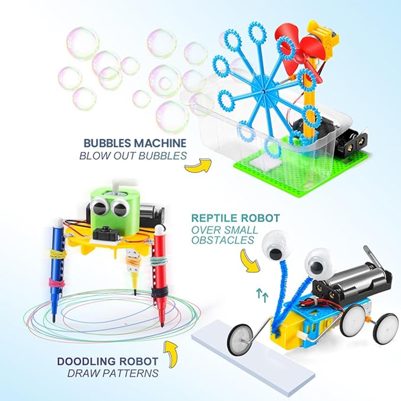 6 Set Robotics Kit Science Exp - огляд і ціна Diy Electronics Set