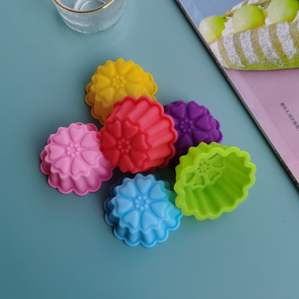 Cute 5cm Flower Silicone Cake  - огляд і ціна Diy Electronics Components