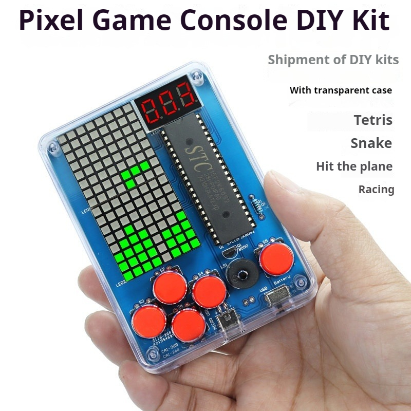 Pixel Game Machine Production  - огляд і ціна Diy Electronics Gadget