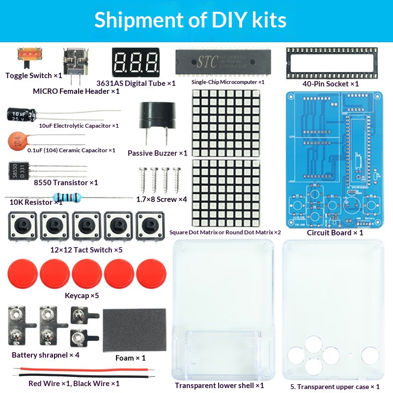 Pixel Game Machine Production  - огляд і ціна Diy Electronics Gadget