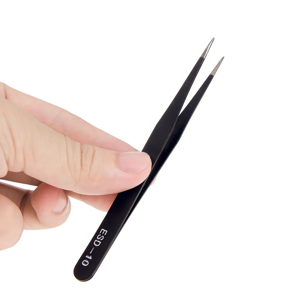 6pcs Precision Tweezers Set ES - огляд і ціна Soldering Iron Kit