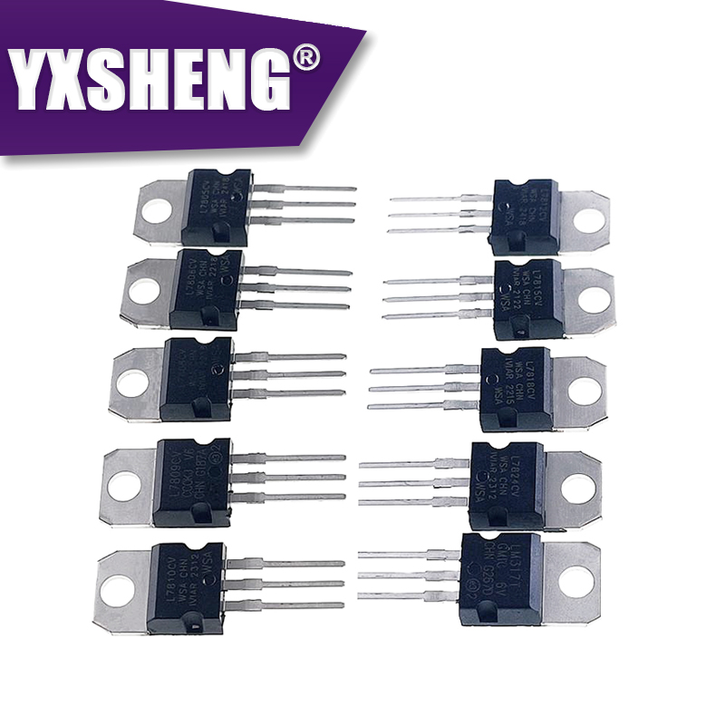 10Kind*10pcs=50pcs TO-220 Volt - огляд і ціна Lm317 Voltage Regulator