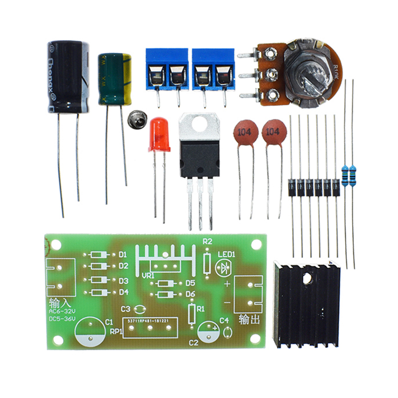 LM317 Adjustable Power Supply  - огляд і ціна Lm317 Voltage Regulator
