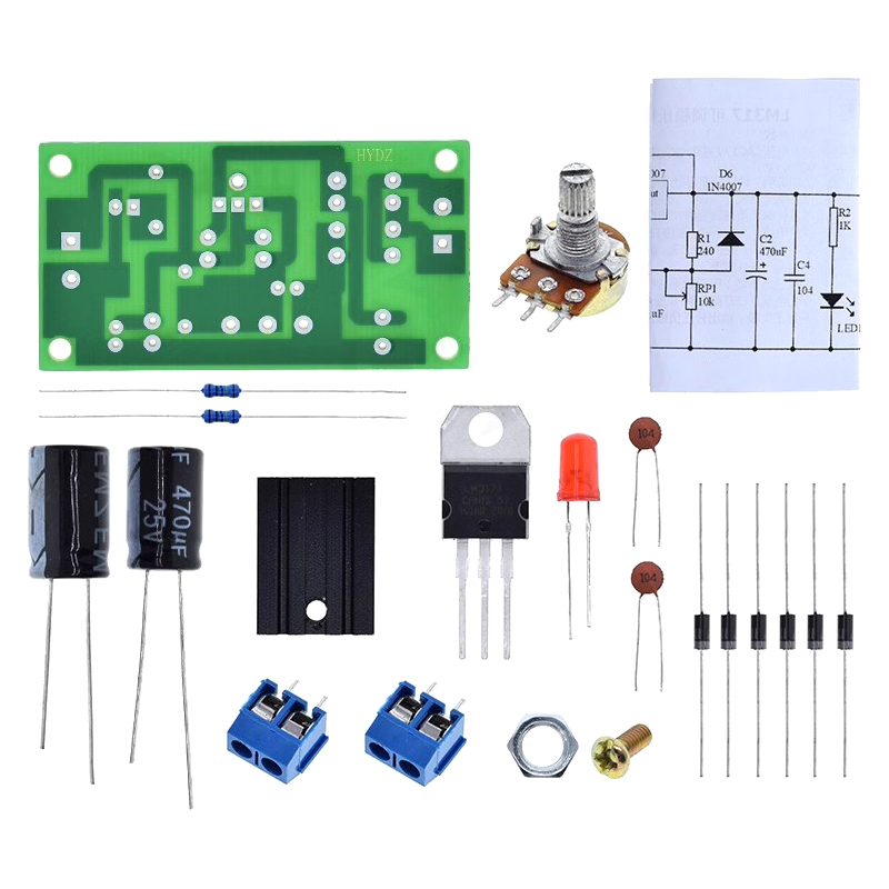 LM317 Adjustable Power Supply  - огляд і ціна Lm317 Voltage Regulator