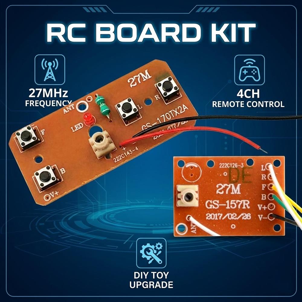 27MHz Remote Control Kit 4CH W - огляд і ціна Diy Electronic Modules