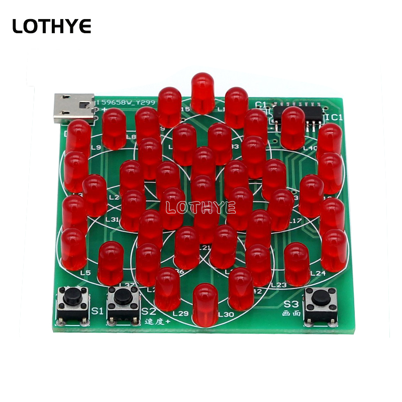 43 LED Multi Style Pattern Ele - огляд і ціна Diy Electronics Gadget