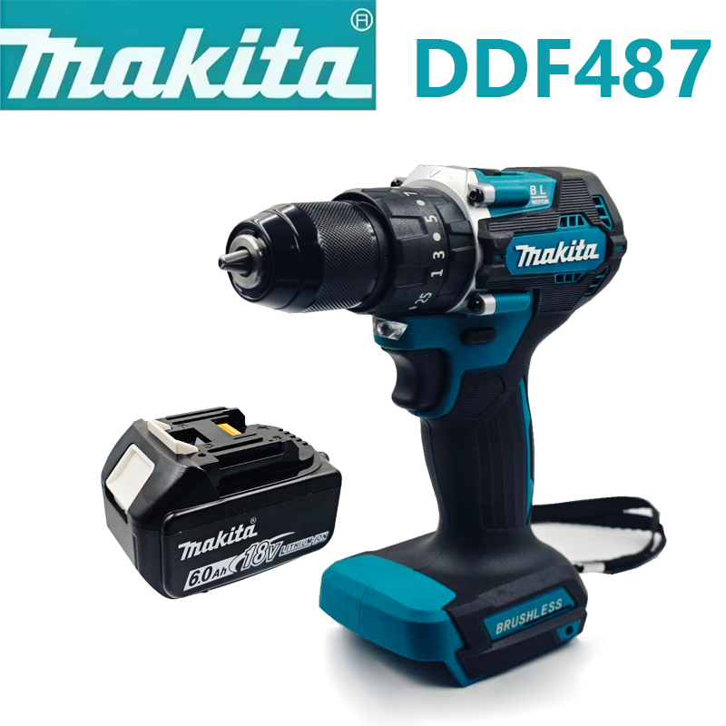 Makita DDF487 Cordless Driver  - огляд і ціна Makita Drill Ddf484