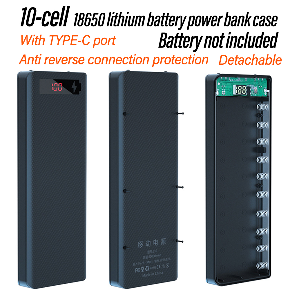 10 Cell 18650 Detachable Solde - огляд і ціна Diy Electronics Set