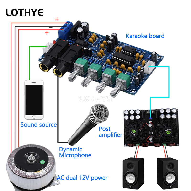 PT2399 Microphone Amplifier Bo - огляд і ціна Diy Electronics Circuits