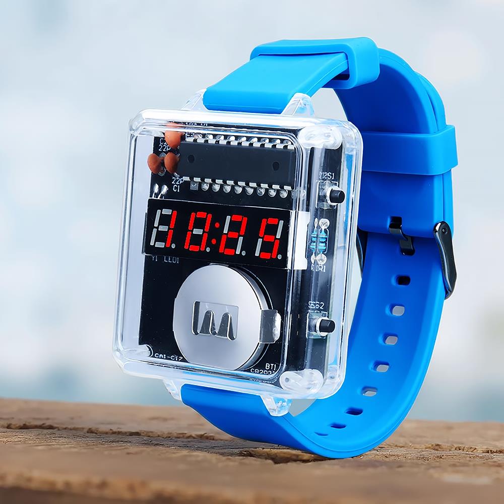 LED DIY Electronic Watch Kit D - огляд і ціна Diy Electronics For Adults