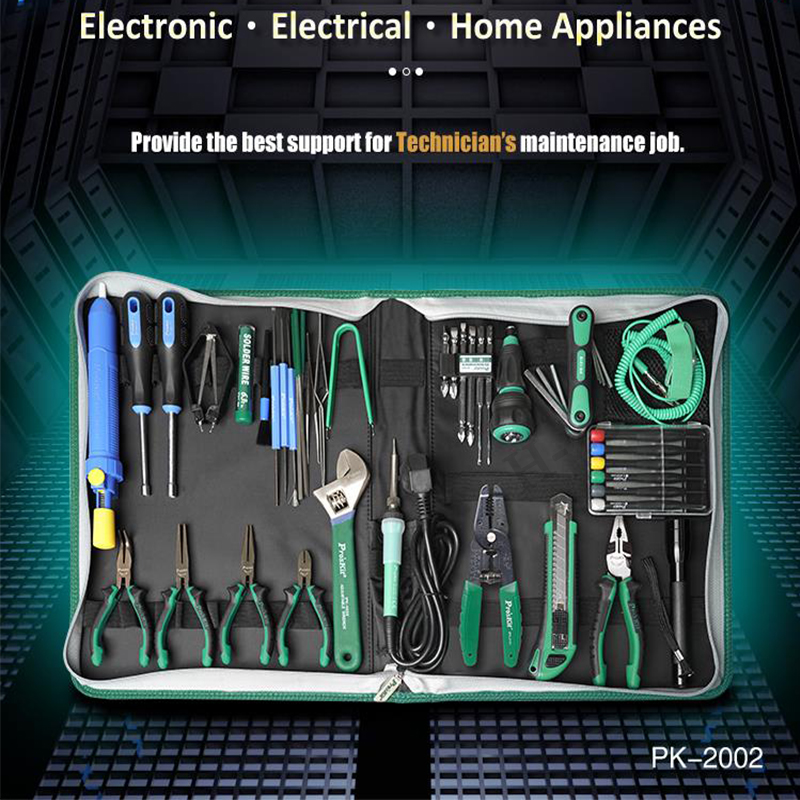52Pcs Pro'sKit PK-2002H Home E - огляд і ціна Diy Electronics Lab