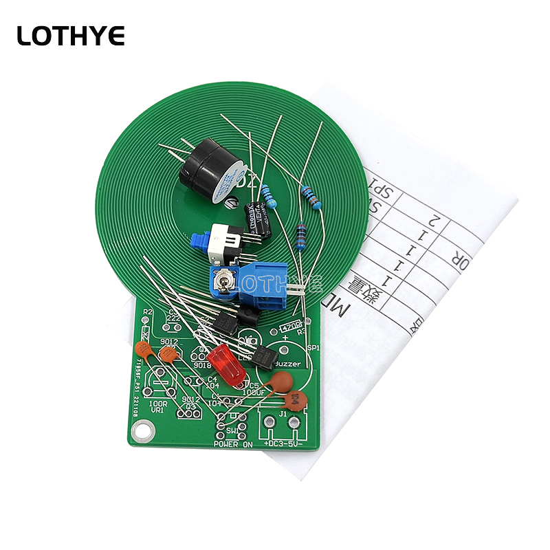DC 3V-5V Metal Detector Kit DI - огляд і ціна Diy Electronics Gadget