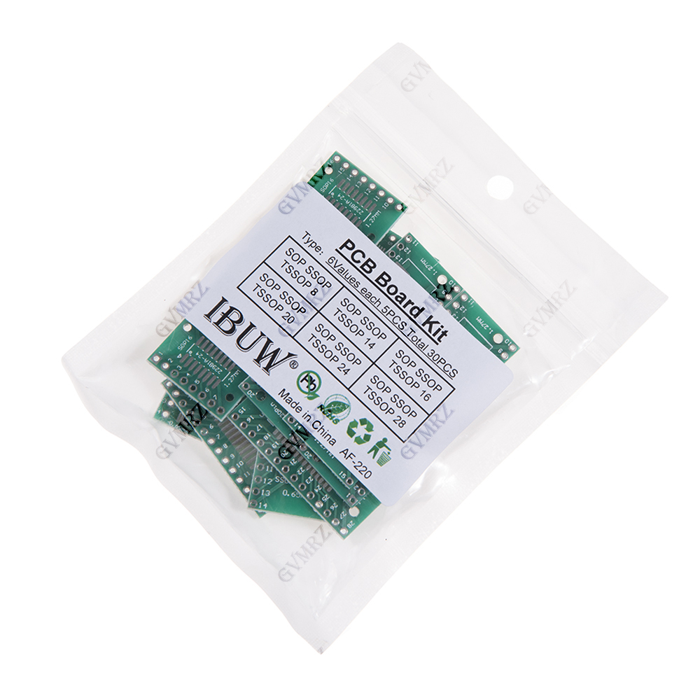 30PCS 6Values SOP SSOP TSSOP P - огляд і ціна Diy Electronics Gadget