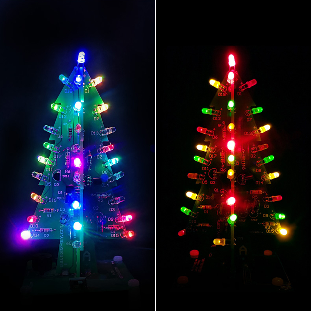 LED Colorful Christmas Tree DI - огляд і ціна Diy Electronics Circuits