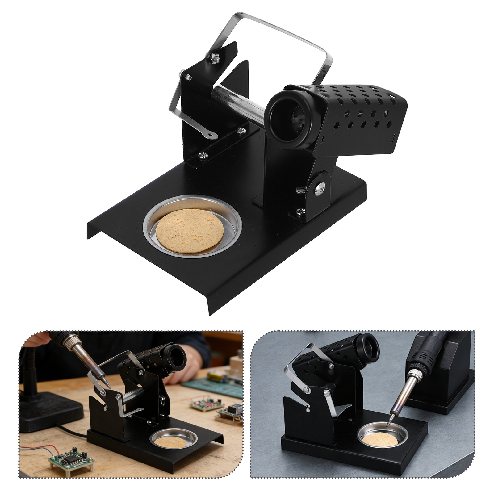 Soldering Iron Stand Metal Bas - огляд і ціна Diy Electronics Projects