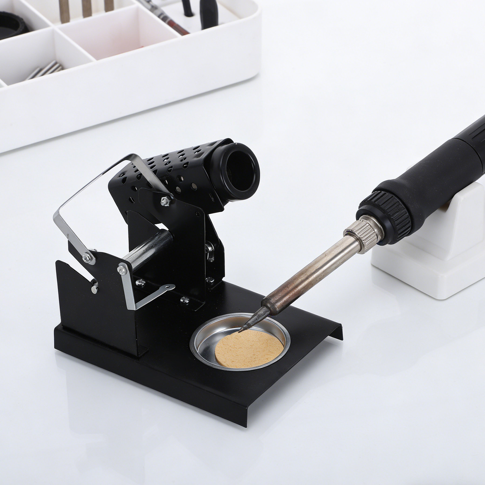 Soldering Iron Stand Metal Bas - огляд і ціна Diy Electronics Projects