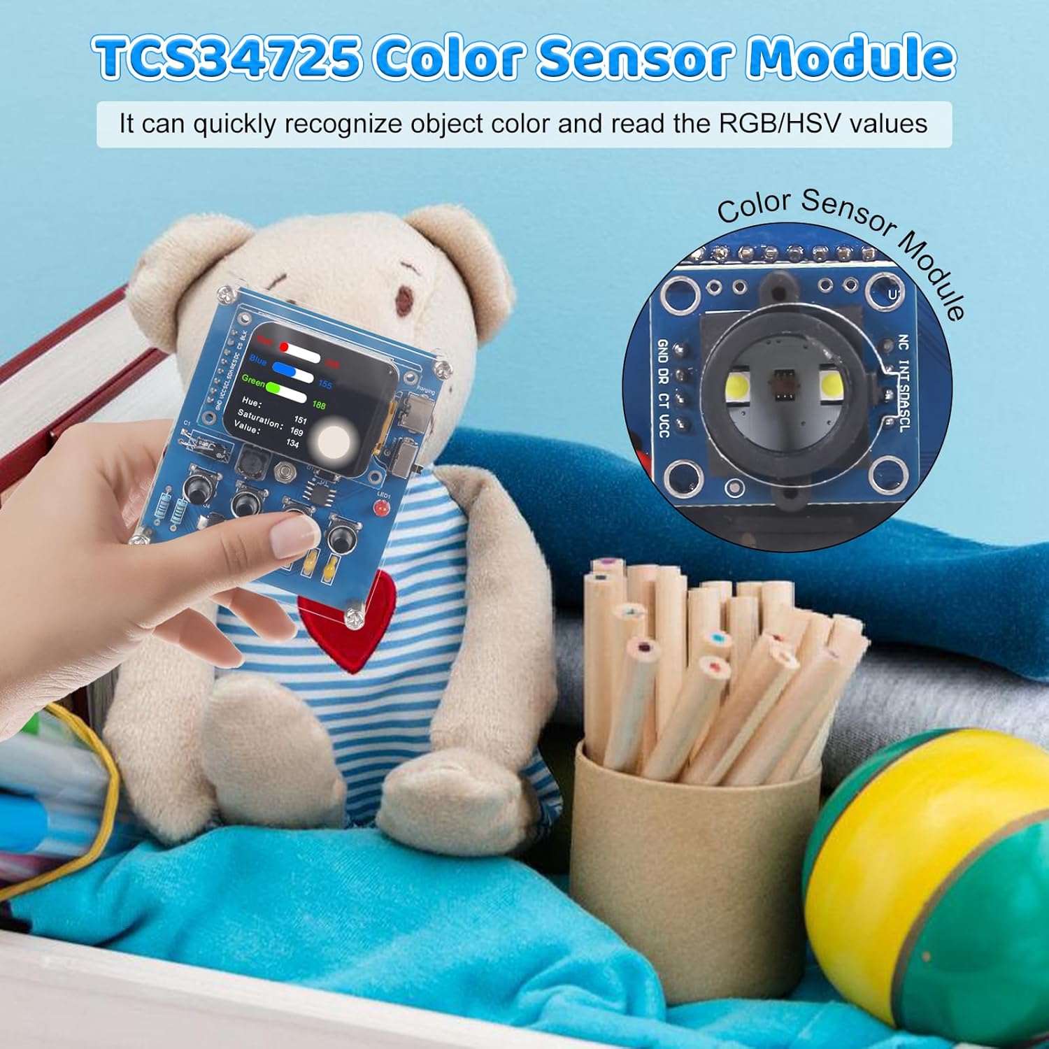 DIY Color Recognition Solderin - огляд і ціна Diy Electronics For Adults