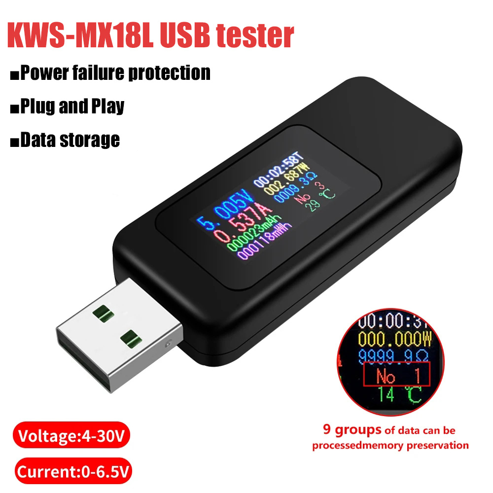 10 in 1 USB Tester DC Digital  - огляд і ціна Diy Electronic Load