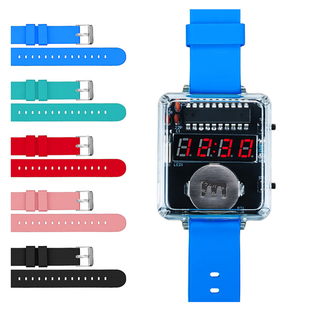 DIY Electronic Watch Kit 0.28' - огляд і ціна Diy Electronics For Adults